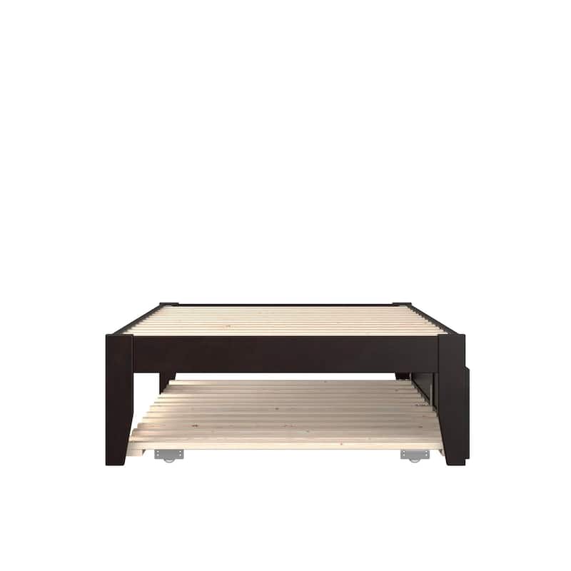 Colorado Twin XL Bed with Twin XL Trundle in Espresso
