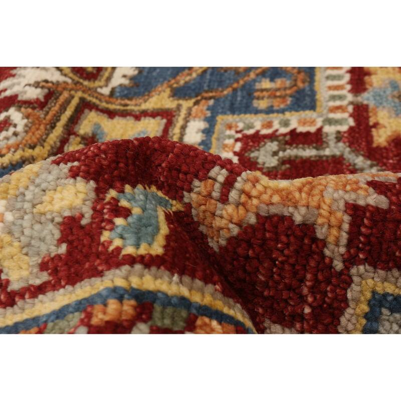 ECARPETGALLERY Hand-knotted Jules Serapi Dark Red Wool Rug - 7'9 x 9'10