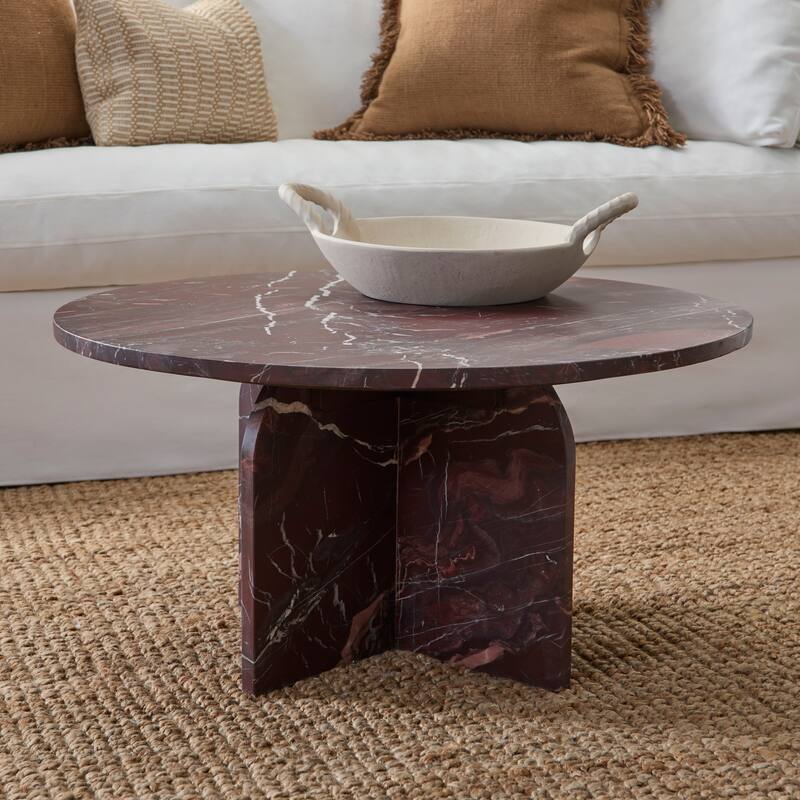 Classic Home Reilly Marble Coffee Table