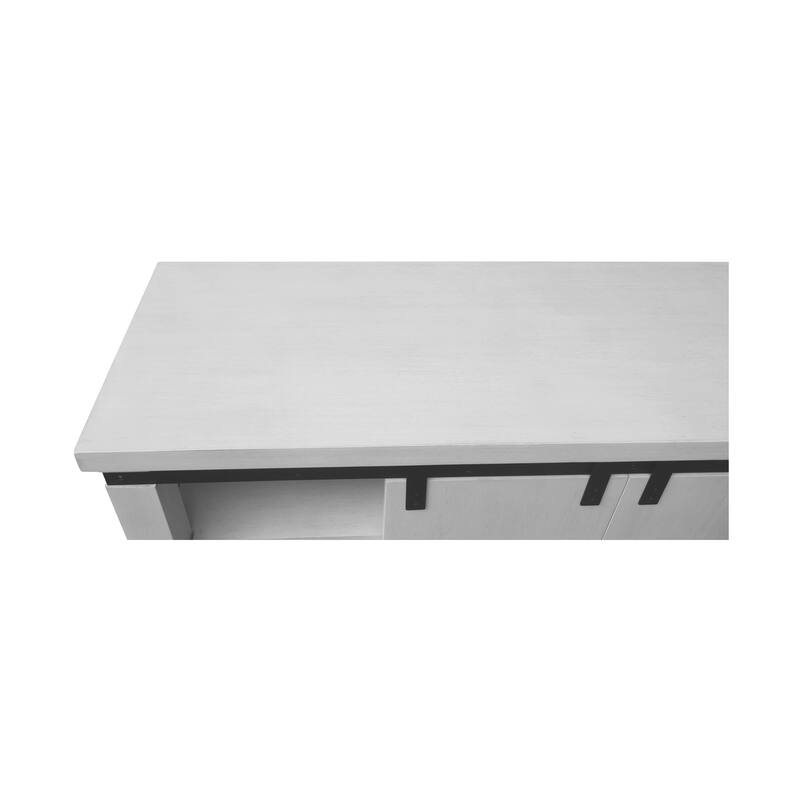 Solid Wood Barn Door Server