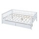 preview thumbnail 11 of 95, Roomfitters Twin Size Daybed Wood Frame with Two Storage Compartments, Space-Saving and Stylish Design for Any Room