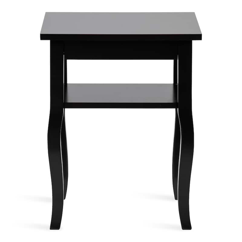 Kate and Laurel Lillian Wood Side Table - 18x12x24
