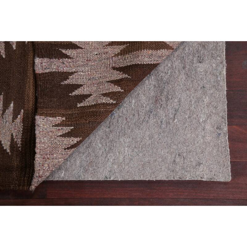 Natural Dye Tribal Geometric Kilim Oriental Area Rug Wool Hand-woven - 4'9" x 6'11"