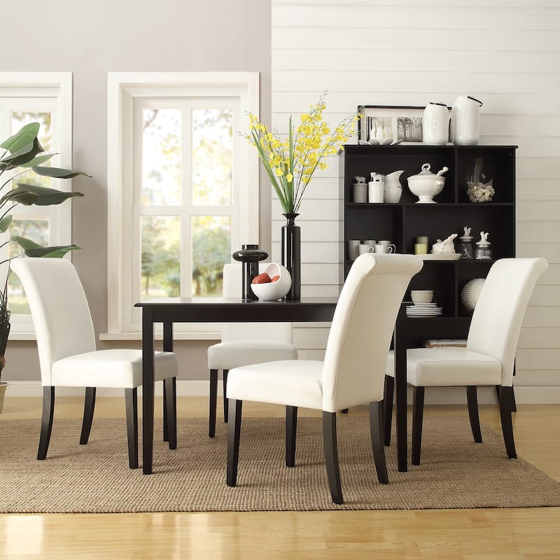Dorian Faux Leather Upholstered Dining Chair (Set of 2) by iNSPIRE Q Bold
