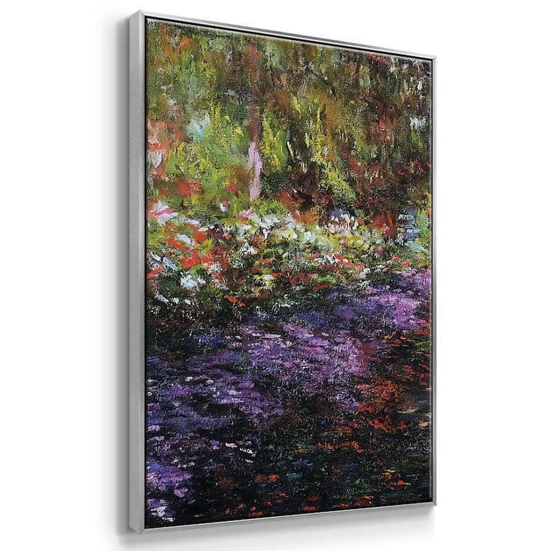 Pathway in Monet's Garden at Giverny, 1901 - Multi Piece Framed Canvas