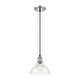 preview thumbnail 3 of 2, Yep by Golden Lighting Carver 1-light Pendant in Chrome - Mini Pendant