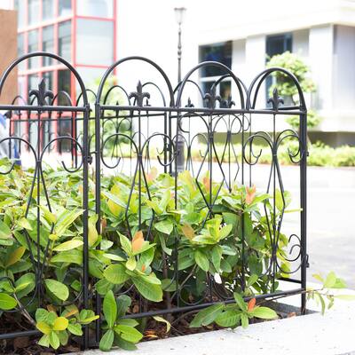 5x Garden Fence Panels Border Edging Flower Bed Animal Barrier