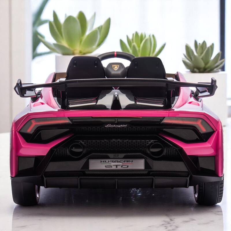 24V Licensed Lamborghini Ride-On Car for Kids with Drift Mode, Bluetooth Music, LED Lights, Remote Control -Electric Toy Vehicle
