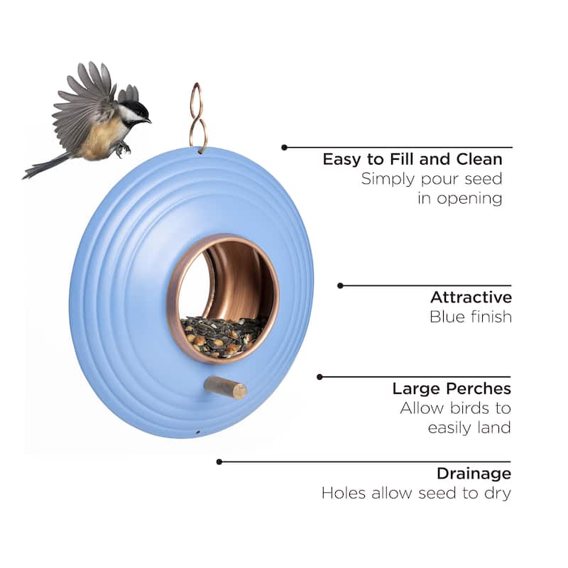 Azure Fly-Thru ™ Bird Feeder by Good Directions