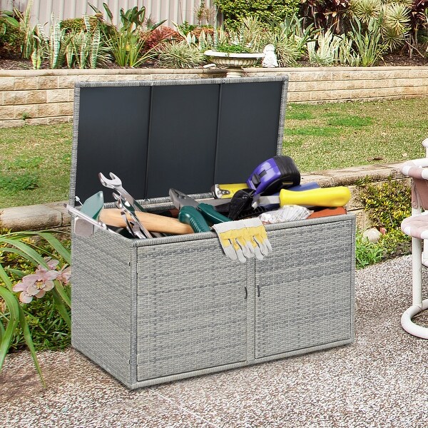 Outdoor storage cube online seat