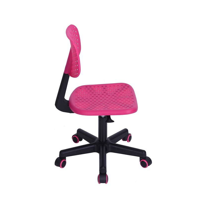 Homy Casa Adjustable Pink Kids Chair for Study & Homework
