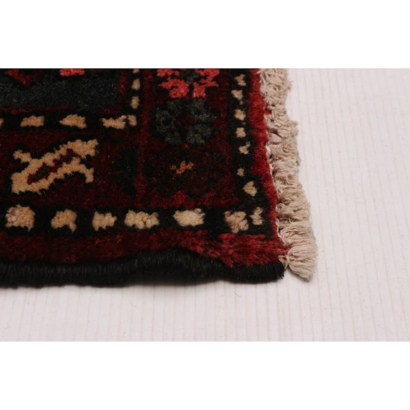 ECARPETGALLERY Hand-knotted Andelz Navy Wool Rug - 3'5 x 12'8