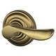preview thumbnail 4 of 3, Schlage Champagne Right Handed Non-Turning One-Sided Dummy Door Lever Antique Brass