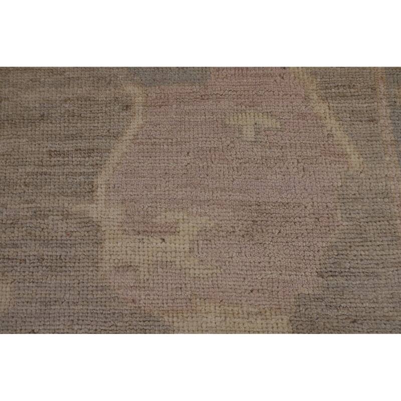 Oushak Oriental Large Area Rug Hand-Knotted Vegetable Dye Wool Carpet - 10'2"x 13'10"