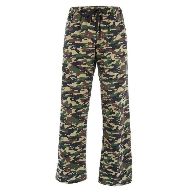 Shop Boxercraft Men S Camouflage Print Flannel Pajama Pants Overstock 14278008