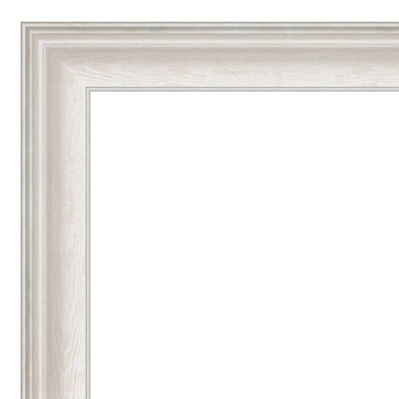 Trio White Wash Silver Framed Black Corkboard Bulletin Board