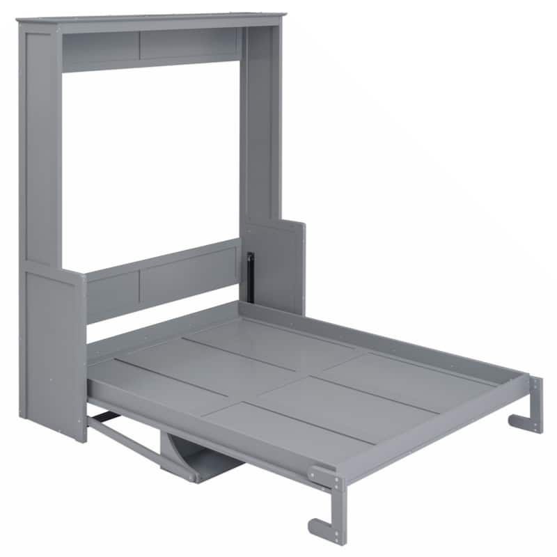 Queen Size Murphy Bed with a Shelf