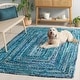 preview thumbnail 55 of 118, SAFAVIEH Georgine Handmade Braided Bohemian Cotton Rug