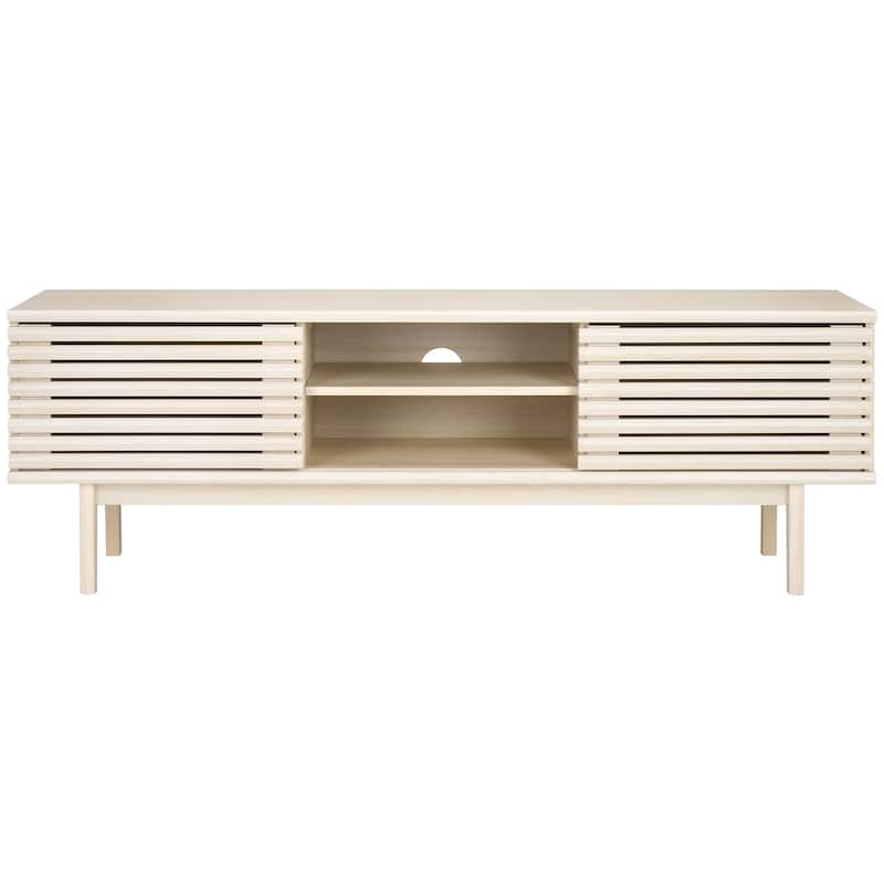 SAFAVIEH Home Aricia Large 2 Door Media Stand - 59Wx15Dx20H