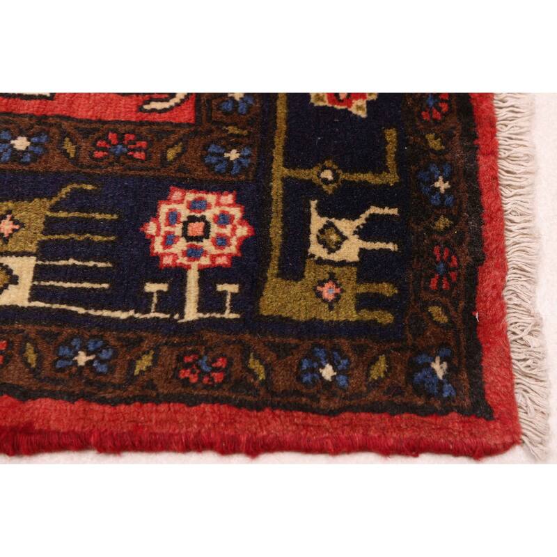 ECARPETGALLERY Hand-knotted Konya Anatolian Red Wool Rug - 3'1 x 4'4
