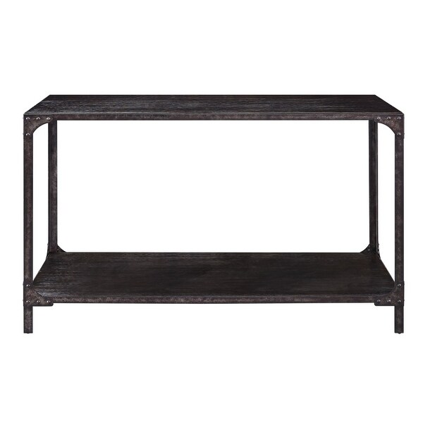 Delacora Hm Ds D086 Maywood 24 Wide Hardwood And Metal Dining Delacora Hm Ds D086 Maywood 24 Wide Hardwood And Metal Dining Table