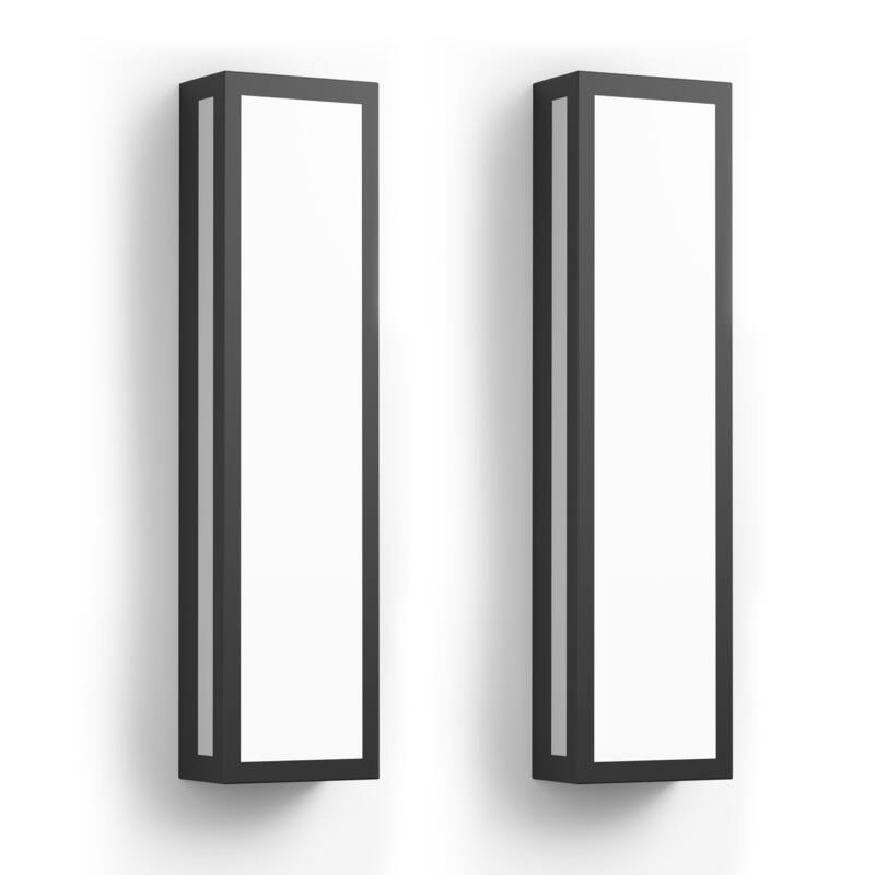 LamQee 23.6" LED Wall Sconce Lights Modern Outdoor Light Fixture - 2Pack/23.6inch