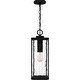 preview thumbnail 3 of 5, Balchier 1-Light Outdoor Hanging Lantern in Matte Black