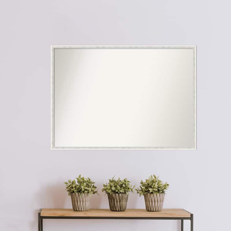Paige Non-Beveled Wood Framed Wall Mirror