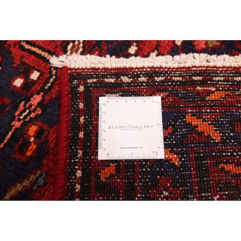 ECARPETGALLERY Hand-knotted Andelz Navy Wool Rug - 3'8 x 9'10