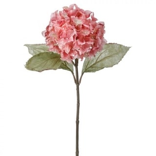 Pink Dry Look Hydrangea Stem Artificial Flower