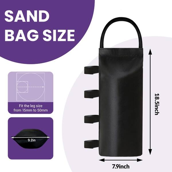 dimension image slide 21 of 34, Tradesparker ez Pop-Up Canopy Tent Commercial Instant Shade