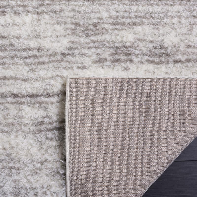 SAFAVIEH Tahoe Shag Yaprak Abstract 1.2-inch Thick Rug
