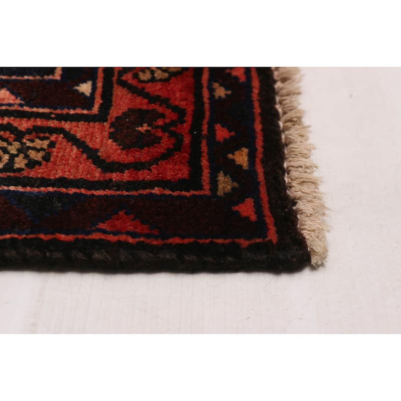 ECARPETGALLERY Hand-knotted Anadol Red Wool Rug - 3'7 x 10'4