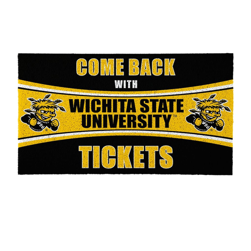 University of Central Florida 28 in. x 16 in. PVC "Come Back With Tickets" Trapper Door Mat