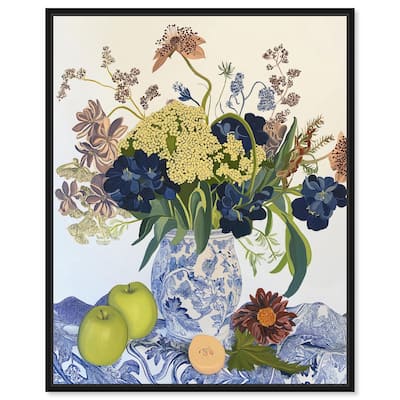 Flowers and Fruit Canvas by Art Remedy