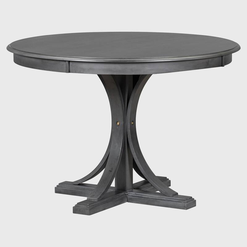 5-Piece Retro Round Dining Table Set