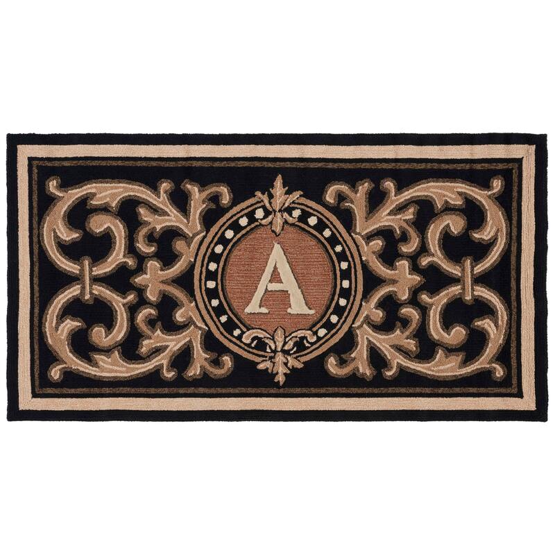 SAFAVIEH Handmade Monogram Bruneta Casual Rug