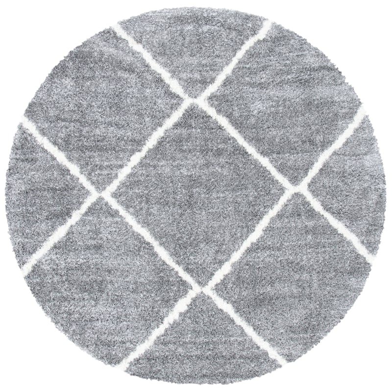 SAFAVIEH August Shag Todorka Trellis 1.26-inch Thick Rug