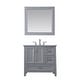 preview thumbnail 105 of 110, Altair Isla Single Bathroom Vanity Set and Aosta White Countertop with Mirror