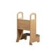 preview thumbnail 7 of 61, Kids Wooden Kitchen Step Stool with Safety Rails and Anti-Slip Mat, Kids Countertop Step Stools for Kids