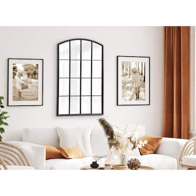 Kate and Laurel Forsyth Windowpane Arch Mirror