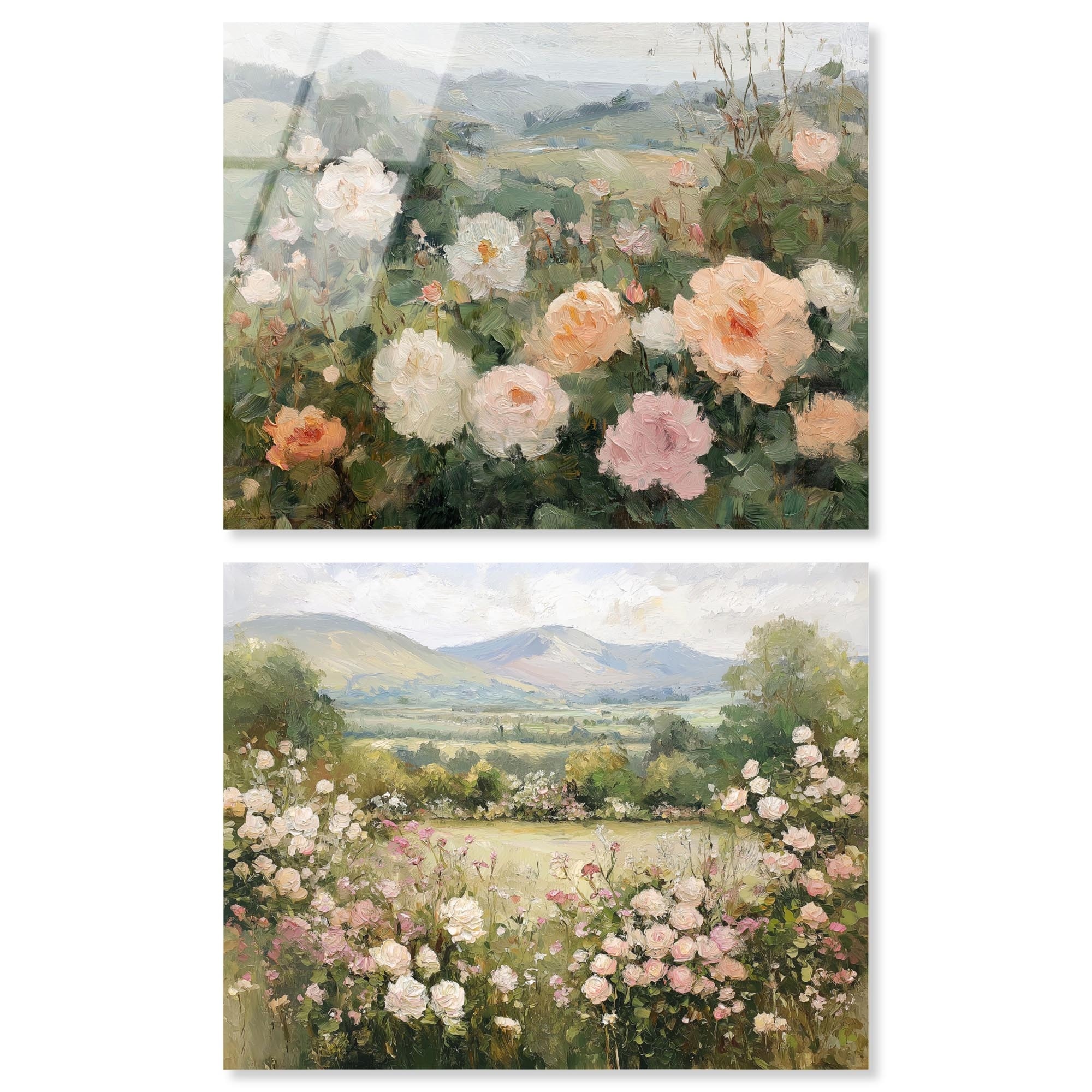 Bedroom Botanicals Farm Art Set of 2 Acrylic Print by Art Remedy