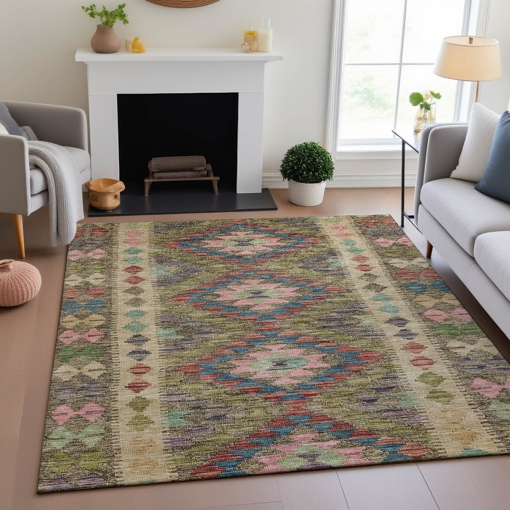 Premium Washable Super Soft Global Boho Mayfield Rug