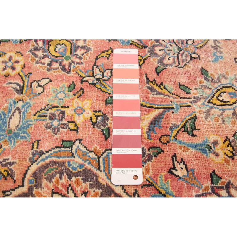 ECARPETGALLERY Hand-knotted Antalya Vintage Light Red Wool Rug - 7'7 x 11'10