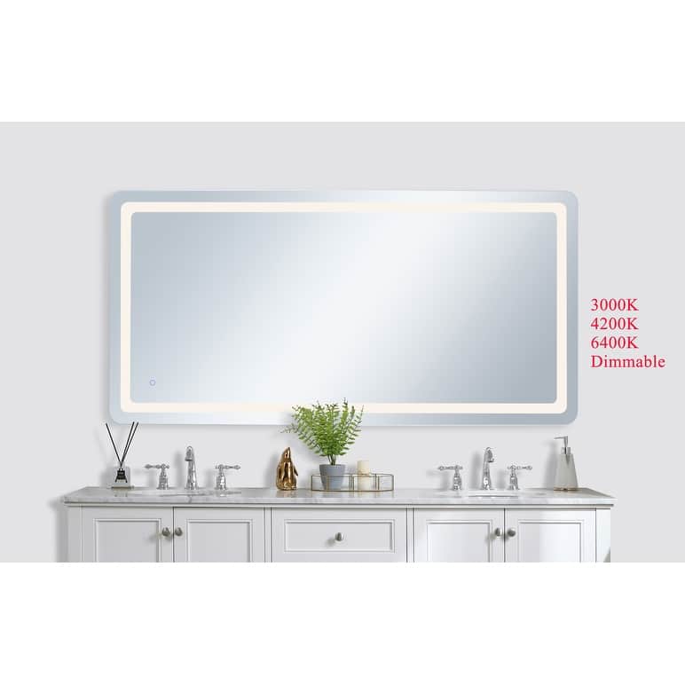 Indigo Home 36in x 72in soft edge LED mirror