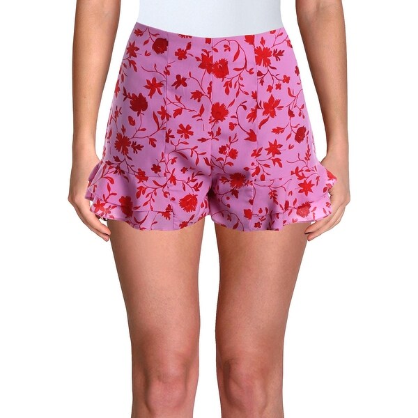 high waisted polyester shorts