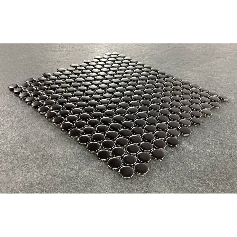 Porcelain Mosaic Tiles - Penny Round for Wall and Floor