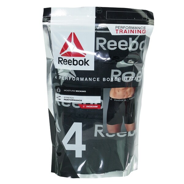 reebok performance boxer briefs 4 pack