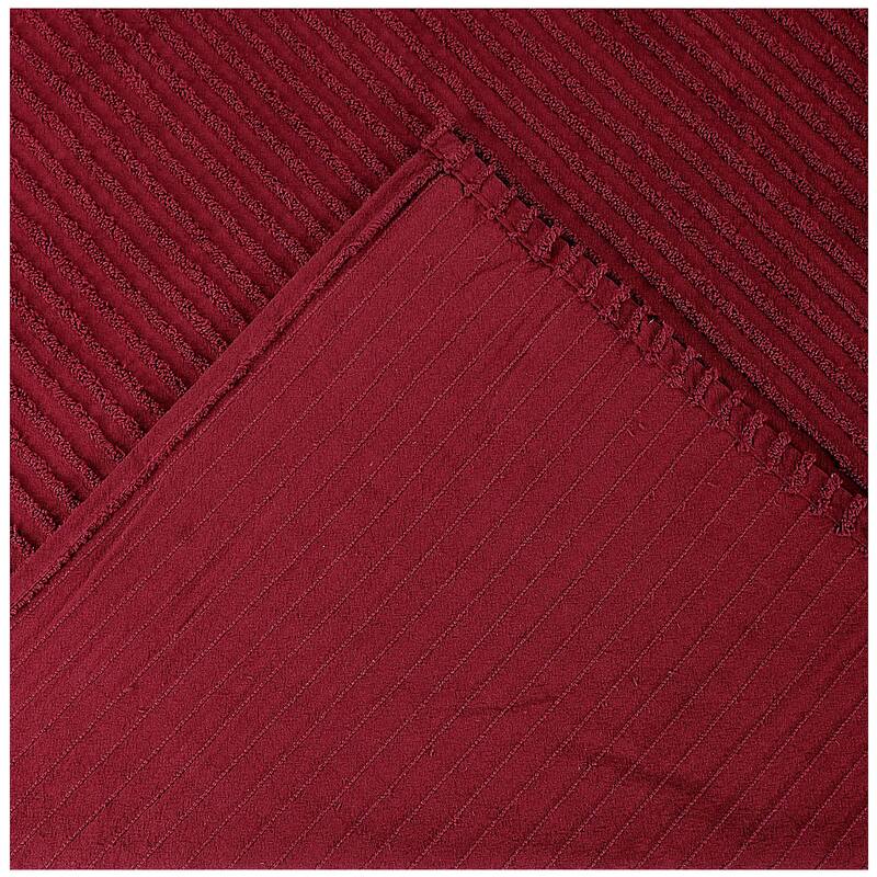 Better Trends Chenille Bedspread Set w/Sham 100% Cotton Soft Lightweight All-Season Fluffy & Cozy Bedding Set Jullian Collection