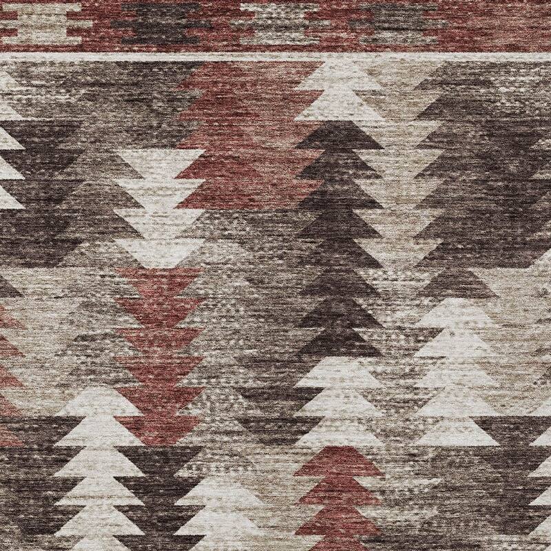 HomeRoots Southwestern Transitional Rectangle Outdoor Rug